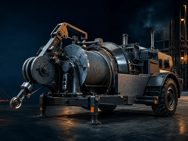 Гидравлическая кабельная лебёдка KWK1000 — проектное исполнение — модель KWK1000-P
