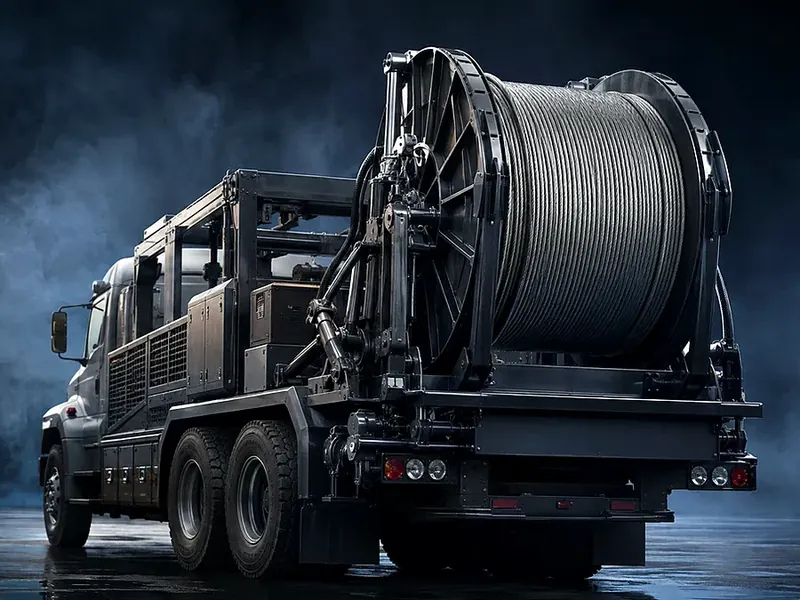 Трос-лидер, УЗК или барабан C60 — проектное исполнение — модель C60-P